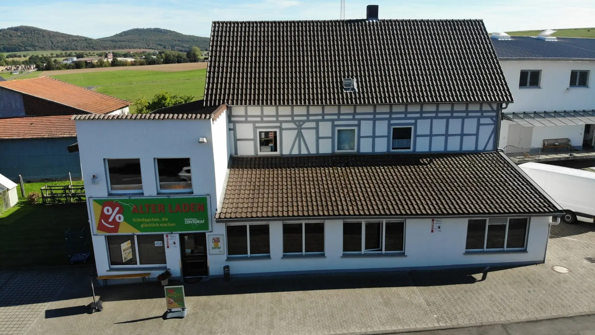 Der „Alte Laden“ des Schuhhaus Zentgraf in Arzell