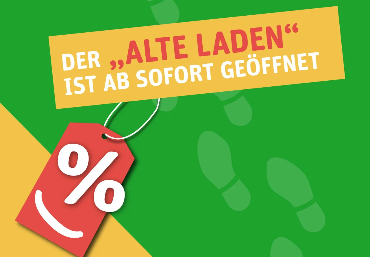 Der „Alte Laden“ ist ab sofort geöffnet — mit vielen reduzierten Schnäppchen.