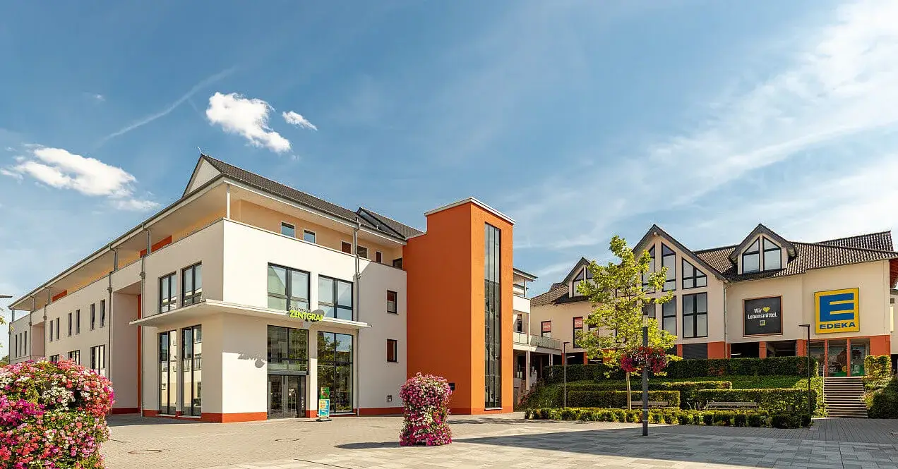 Schuhhaus Zentgraf in Künzell / Fulda von außen